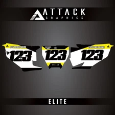 Attack Graphics Elite Number Plate Backgrounds For Husqvarna FC 350 2022