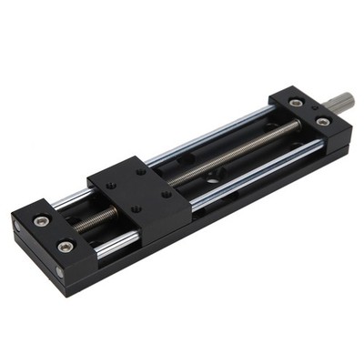 Sliding Stage Platform X Dovetail Guide Linear Table With Gear Rotating Hand SET