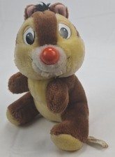 Disneyland Walt Disney World Dale Chipmunk Plush 9" Vintage Stuffed Animal Toy