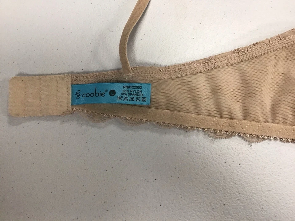 Coobie Size L Tan Bralette Wireless Boho Western Classic Sexy CottageCore 🤩 — 第 4/4 张图片