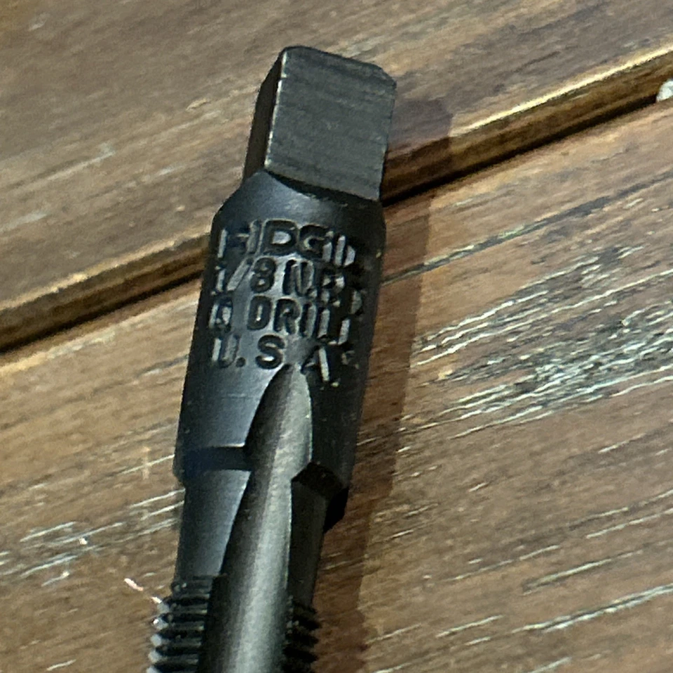 RIDGID PIPE TAP 1/8"-27 4 FLUTE NPT E-5112 - Image 3 of 4