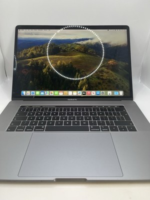 Apple MacBook Pro 15'' 2018 Touch A1990 i7-9750H 256GB 16GB Ram macOS Sonoma