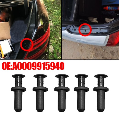 10 Piezas Forro Puerta Trasera Coche Maletero Bota Alfombra Tapa Borde Panel Clip Auto Accesorios - Imagen 2 de 9
