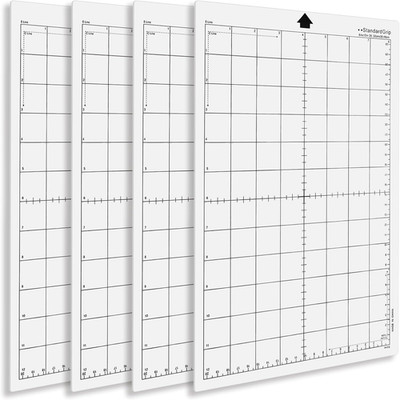 Plottermatte, 4 Stück, rutschfeste und langlebige Silhouette Porträt mit Messetr