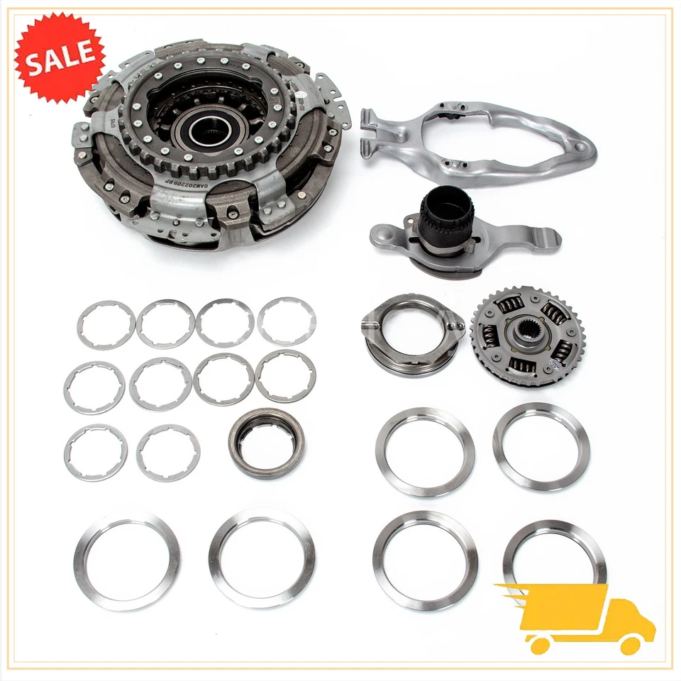 Juego de embrague doble OEM LUK DQ200 0AM 0AM198140S Audi VW Golf 1.0T 1.2T 1.4T 1.8T Foto 2 de 4