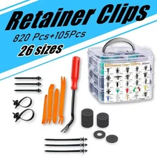 925pcs Auto Car Bumper Retainer Clips Kit Fastener Remover Push Pin Rivet Screw