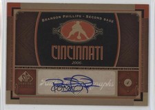 2012 SP Signature Edition Brandon Phillips #CIN3 Auto 0f8
