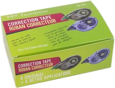 MONO Correction Tape, 8-Pack. Easy to Use Applicators for Instant Corrections