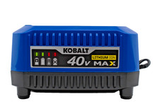 Kobalt 40V Max Lithium-Ion Battery Charger KRC 40-06 Blue Charges 1 Battery 40V