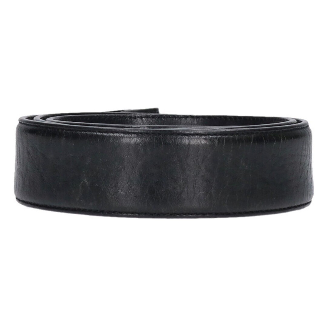 Chrome Hearts 1.5 Strap 1.5inch Scroll Label Rivets Leather Belt Mens 32 Used 7e thumbnail 3