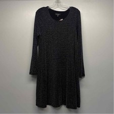 Karen Kane Size L Women's Black Shimmer Shift Dress
