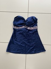 Bay vintage y2k satin style bandeau top with tie detail size 10