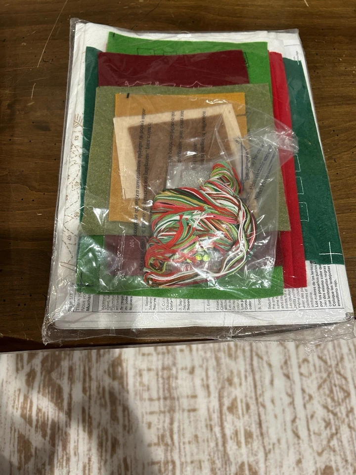 Kit Medias Navidad Fieltro Pascua Bucilla HOLLY HOBBIE 86116 Raro Nuevo Foto 2 de 2