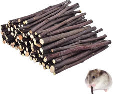 200g Apple Wood Chew Sticks Small Animal Dental Toy Rabbit Guinea Pig Hay Treat