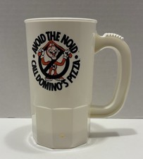 Vintage 1980s Dominos Avoid The Noid Plastic Super Mug Coffee Cup Made in USA