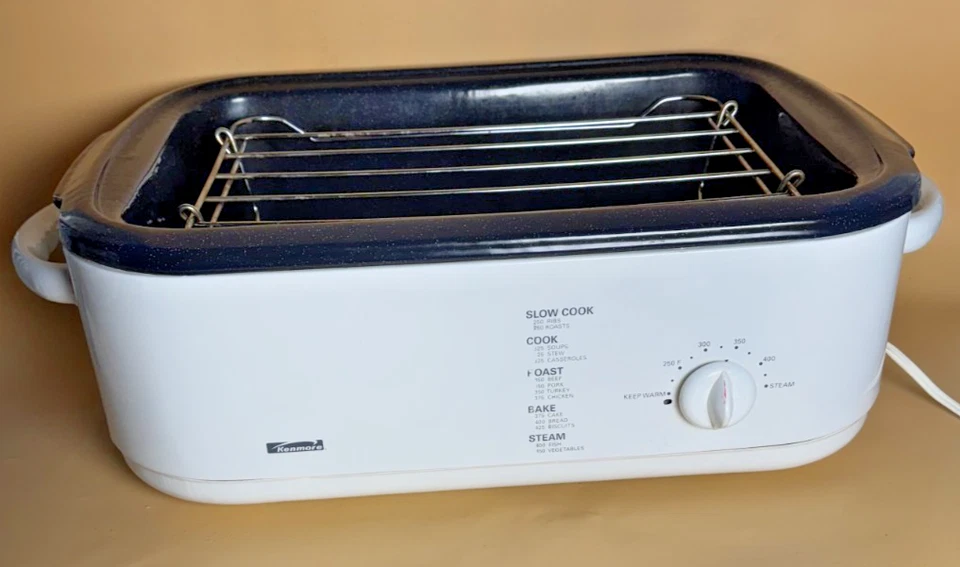 Kenmore KRT18BUF - 18 QT Roaster Oven & Buffet Server Electric Roast Bake Steam - Image 2 of 4