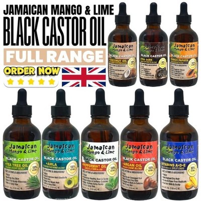 Jamaikanische Mango & Limette jamaikanische schwarze Rizinusöle 4 Unzen Vollsortiment Kostenlose Lieferung