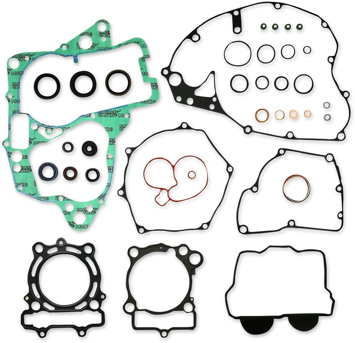 Pochette de joints 9345489 kit complet en élastomère noir pour moteur