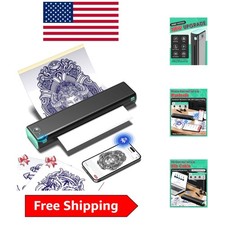 Compact Bluetooth M08F Thermal Tattoo Printer - Ideal for Artists Beginners