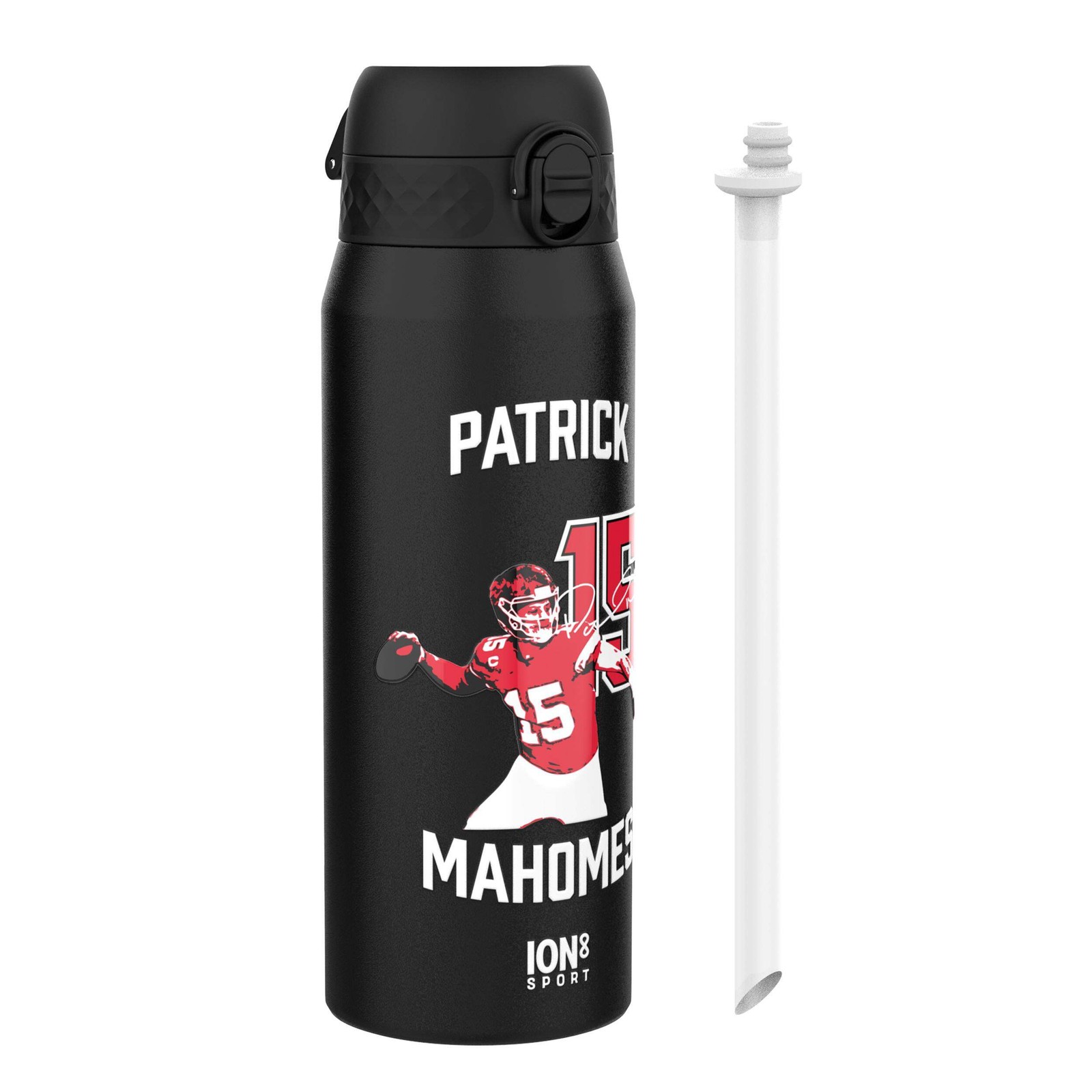 NFL x Ion8 Sports, Insulated Bottle, Locked In Series, Patrick Mahomes, 750ml (2