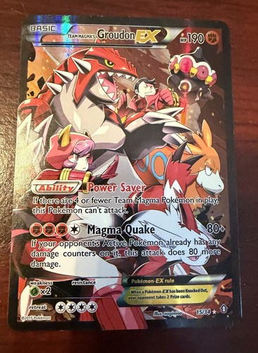 Team Magma's Groudon EX (JP) — Double Crisis