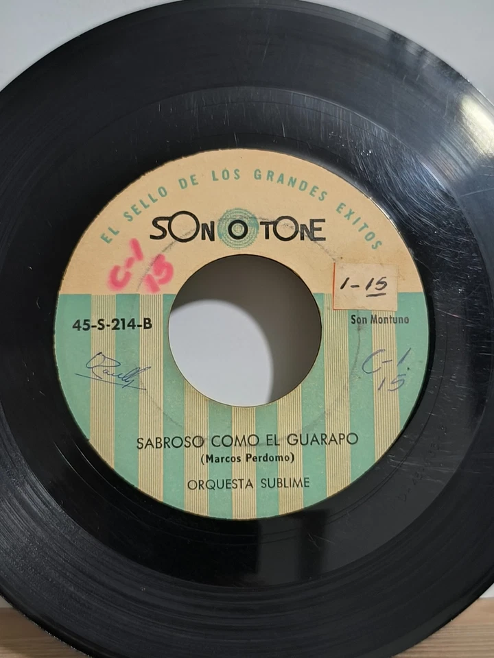 ORQUESTA SUBLIME-SABROSO COMO EL GUARAPO SON MONTUNO CUBA SONOTONE LISTEN 🎵🎵 - Image 3 of 4