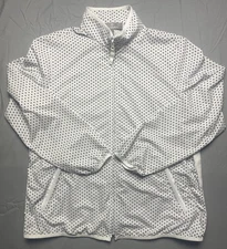 T by Talbots Women’s Sz Large Petite Lightweight Stretch Jacket White Black