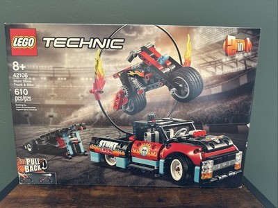 LEGO TECHNIC: Stunt Show Truck & Bike (42106) New Sealed In Box