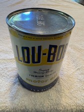 RARE HUILE MOTEUR LOU-BOB VINTAGE 🏁 1 QUART - BOÎTE PLEINE JAMAIS OUVERTE - VOIR DETS !
