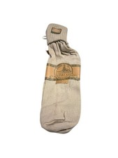 Vintage Ribbed Cuff Ankle Slouch Socks Ribbed Scrunch NOS Neutral 9-11