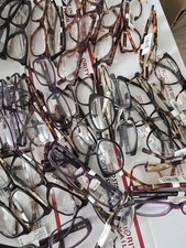 Wholesae Lot Of 100 Eyeglass Frames Assorted Styles  Brands. New With Tags