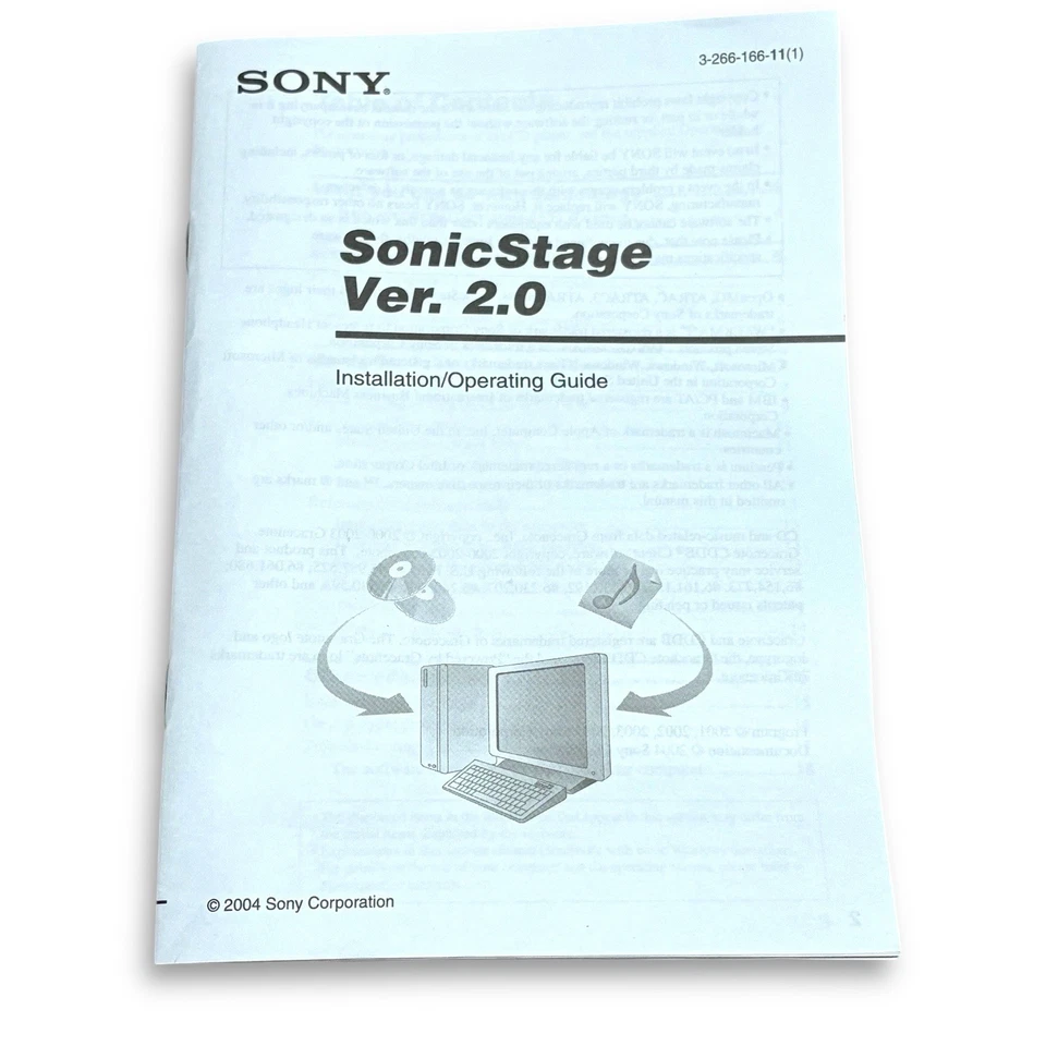 Sony SonicStage Atrac3plus OpenMG Version 2.0 CD-ROM Compact Disc for Windows - Image 3 of 4