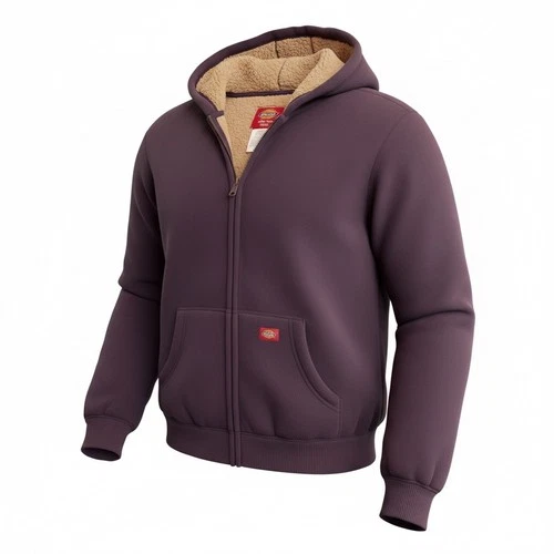 gorgeous, warm dickies womens ladies sherpa lined purple fleece size small new - product listing photo