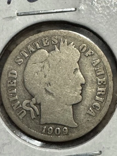 1909-o Barber Dime, Better Date, 99c Shipping Offer
