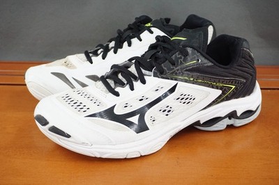 Mizuno Wave Lightning Z5 Shoes Womens Size 9.5 White Black Indoor Volleyball