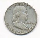 1948 D FRANKLIN SILVER HALF DOLLAR