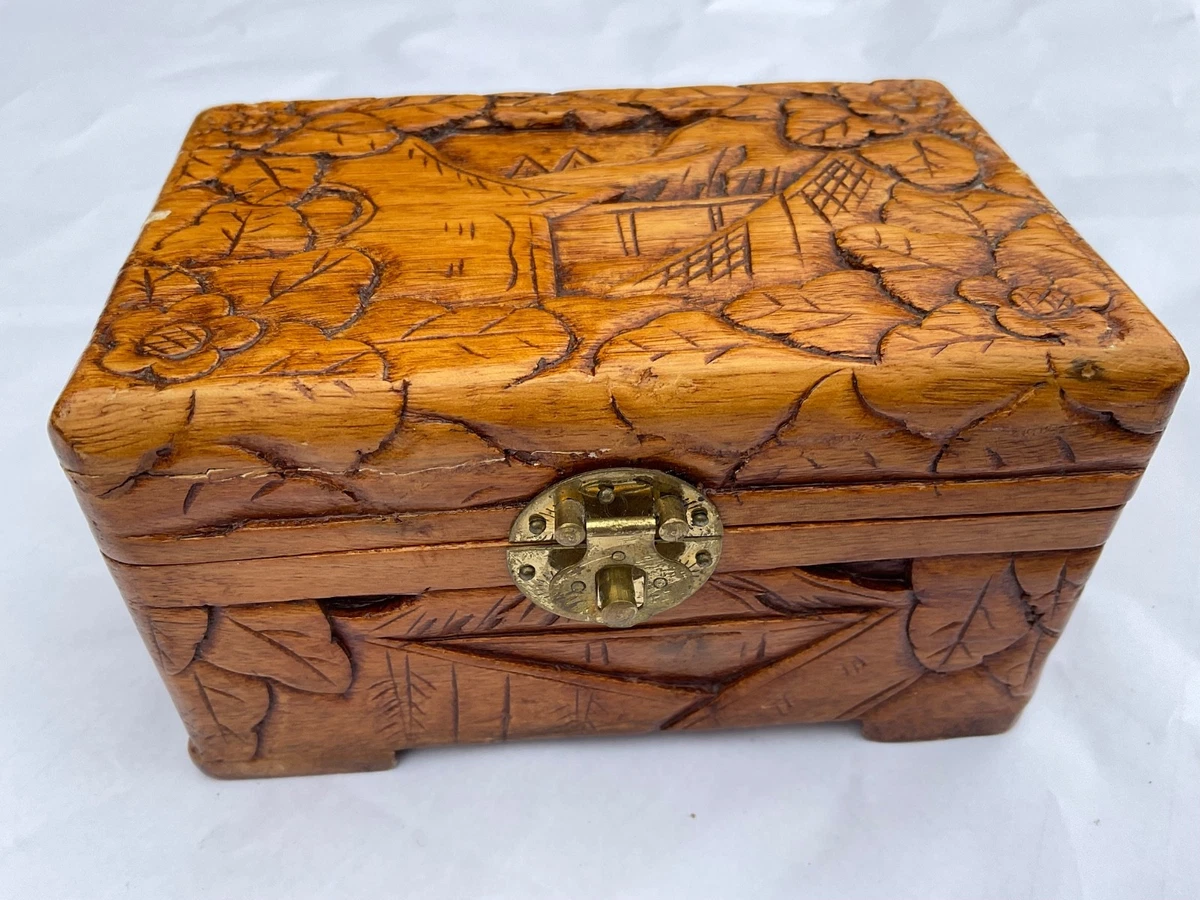 Chinese Wood Carving In Antique Chinese Boxes for sale | eBay