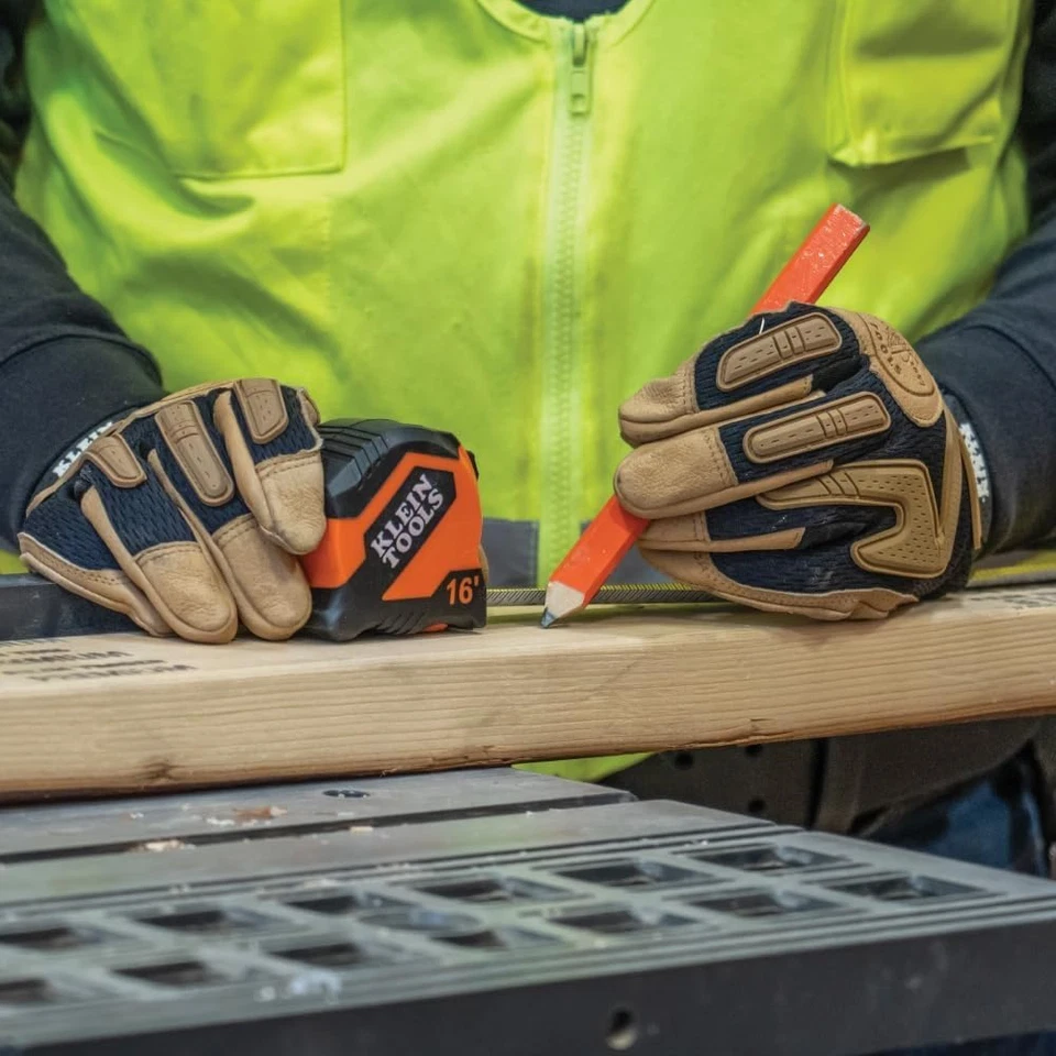 Klein Tools 9516 Tape Measure, 16-Foot Compact Double-Hook Imperial Measuring Ta - Image 4 of 4