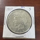 1923 S Peace Dollar $1 Silver Coin UNC  007