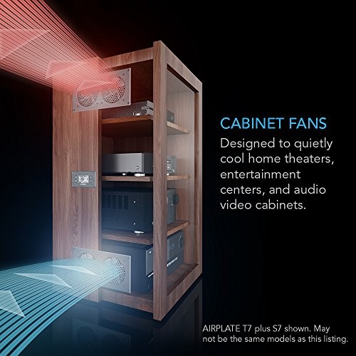 AC Infinity AIRPLATE T3, Quiet Cooling Fan System 6" with Thermostat Control, - Picture 2 of 8