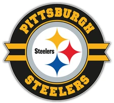 Pittsburgh Steelers Logo Weather Resistant Vinyl Sticker/Decal 12