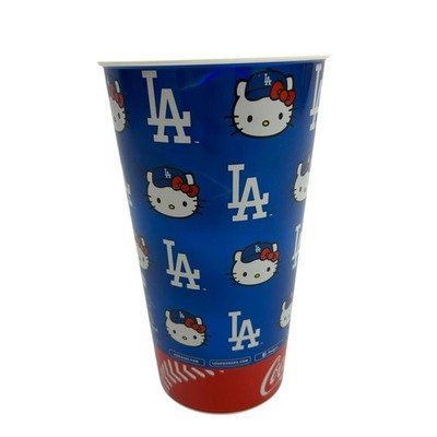 Hello Kitty & Friends Dodgers カップ Hello Kitty LA Dodgers Holographic Souvenir Cup Blue LIMITED 4/13