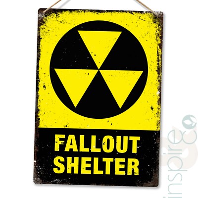 Fallout Shelter - Metall Wandplakette - Spielkonsole PC Nerd Friends Con Geek