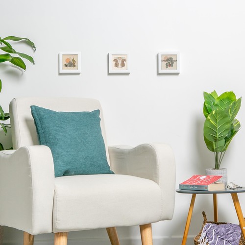 Box Picture Frame Deep 3D Photo Display 10x10cm Square Standing Hanging White x5 - Picture 7 of 7