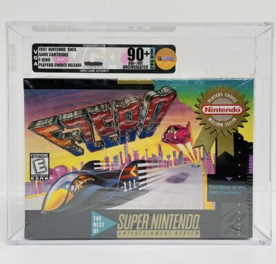 F-Zero VGA - Super Nintendo - VGA: 90+ NM+/MT UNCIRCULATED