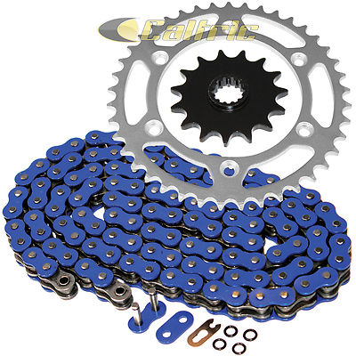 Blue O-Ring Drive Chain & Sprockets Kit For Suzuki DR650SE - Foto 12