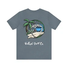 Outlaw Surf Skeleton Surf T-Shirt