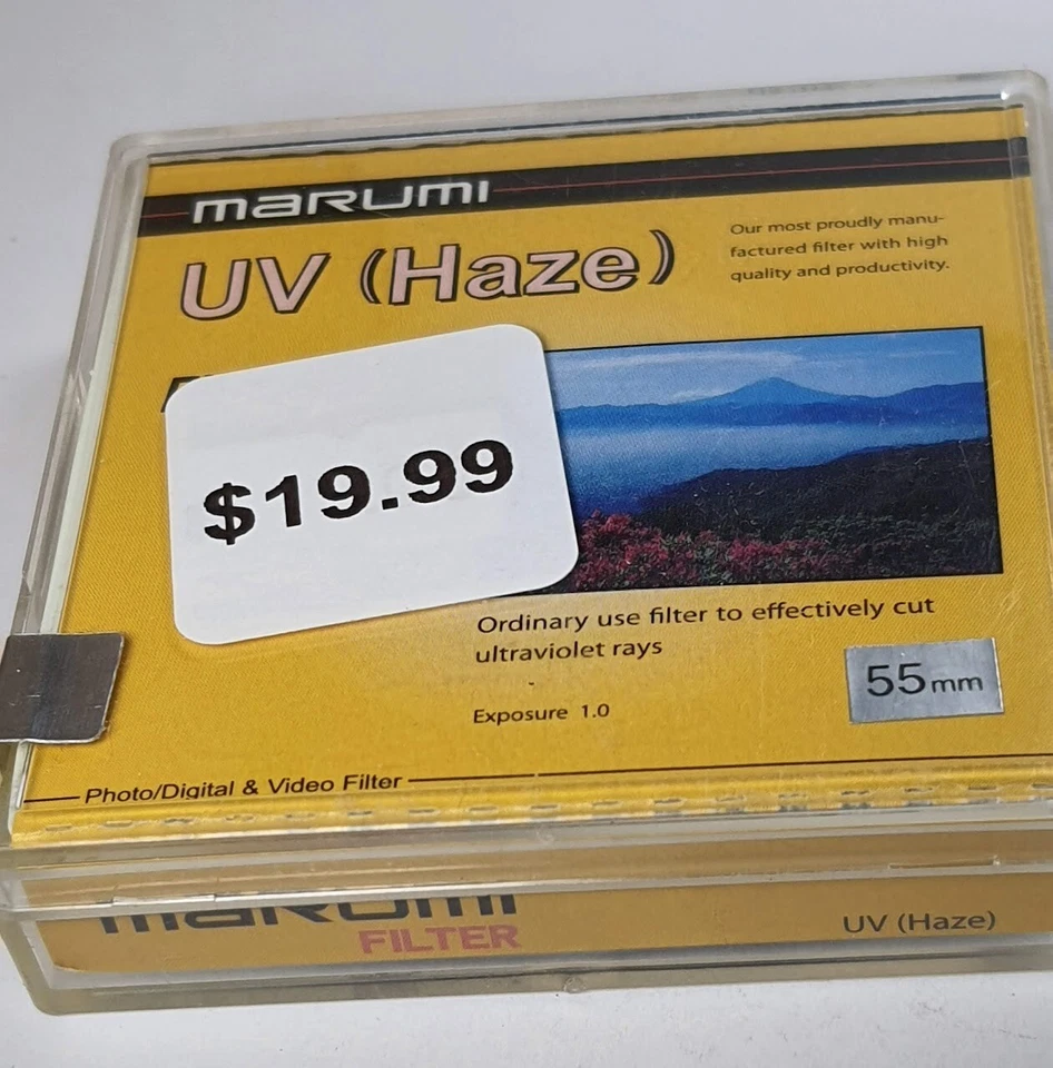 MARUMI 55mm Genuine OEM 55 mm UV Coated Glass Lens Protector Filter Japan Safety - Image 3 of 4