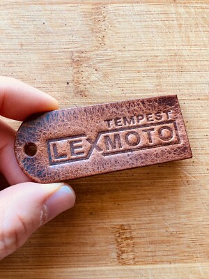 Schlüsselring aus handgefertigtem Leder - Lexmoto Tempest OG
