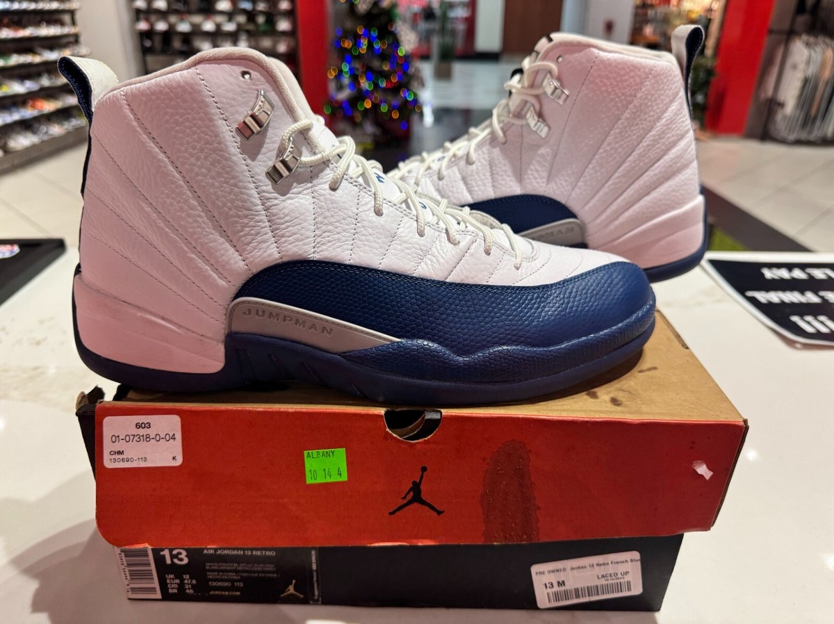 Size 13 - Jordan 12 Retro French Blue 2016 AIR JORDAN 12 FRENCH BLUE 2016 REVIEW AND UNBOXING - YouTube main image 3